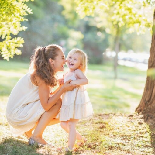 maman et son enfant en photo